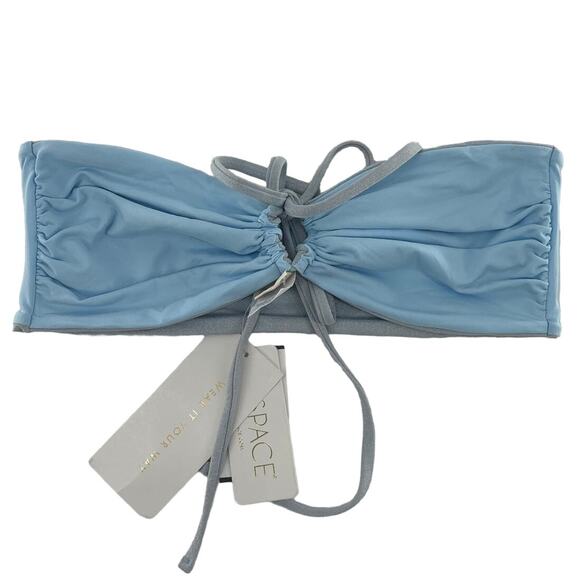 L*Space Sky Blue Dawn Bikini Top L - Picture 6 of 10